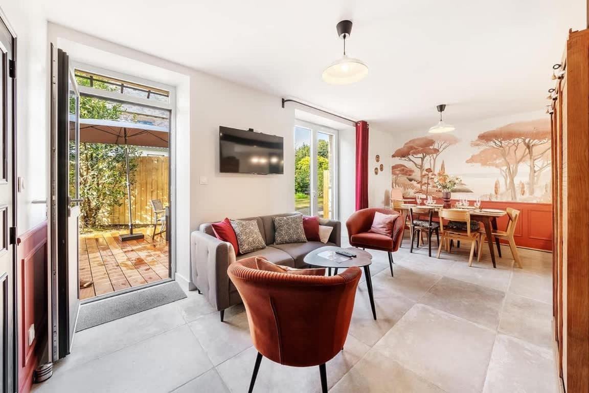 Le Rocher- Belle Maison De Charme -Jardin/Parking Cancale Dış mekan fotoğraf